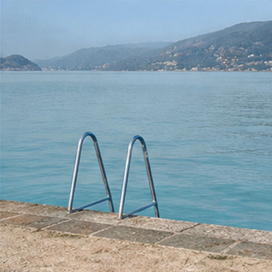 A quiet European lake for a weekend swim