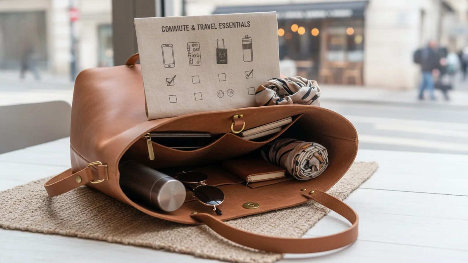 A Practical Handbag For Commuting And Travel Checklist For First Time Readers cover image
